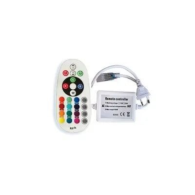 8x16 RGB controller til Neon Flex LED - Inkl. endeprop, radiostyret, 230V - Neon Flex LED