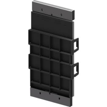 ACO V100S SEAL IN lukket PP-endevæg t/V100S render m/galv. karm