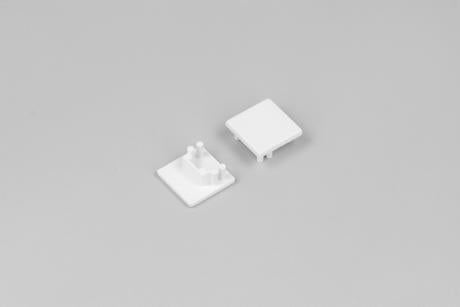 DIOFLEX endestykke COZY12 hvid 2 stk.