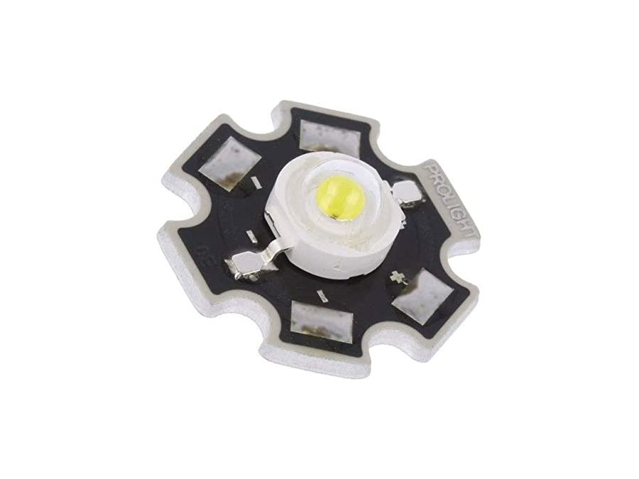 Power LED - 700mA, 130°, Maks. 3W, Neutral hvid