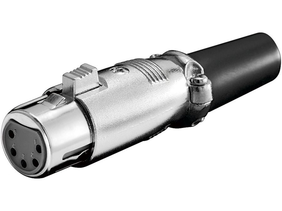 XLR mikrofonstik - 5pol hun
