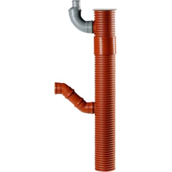 Uponor 200 x 110 mm PP-tagnedløbsbrønd med vandlås, drejelig top