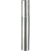 VMZINC skydestykke, ZINC NATUR - Ø 76 mm