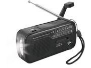 Dynamo FM radio m. solpanel, Sort