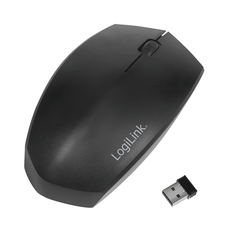 Ergonomisk bluetooth mus - 2,4GHz, 1200dpi, Sort