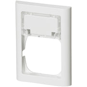 LK Fuga ramme Softline 63 1½m m. tekstfelt - hvid