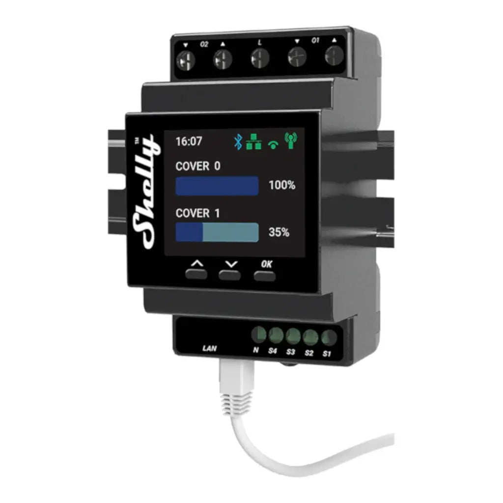 Shelly Pro Dual Cover PM - WiFi jalousistyring