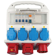 Byggepladstavle kompakt 16A, 6 udtag