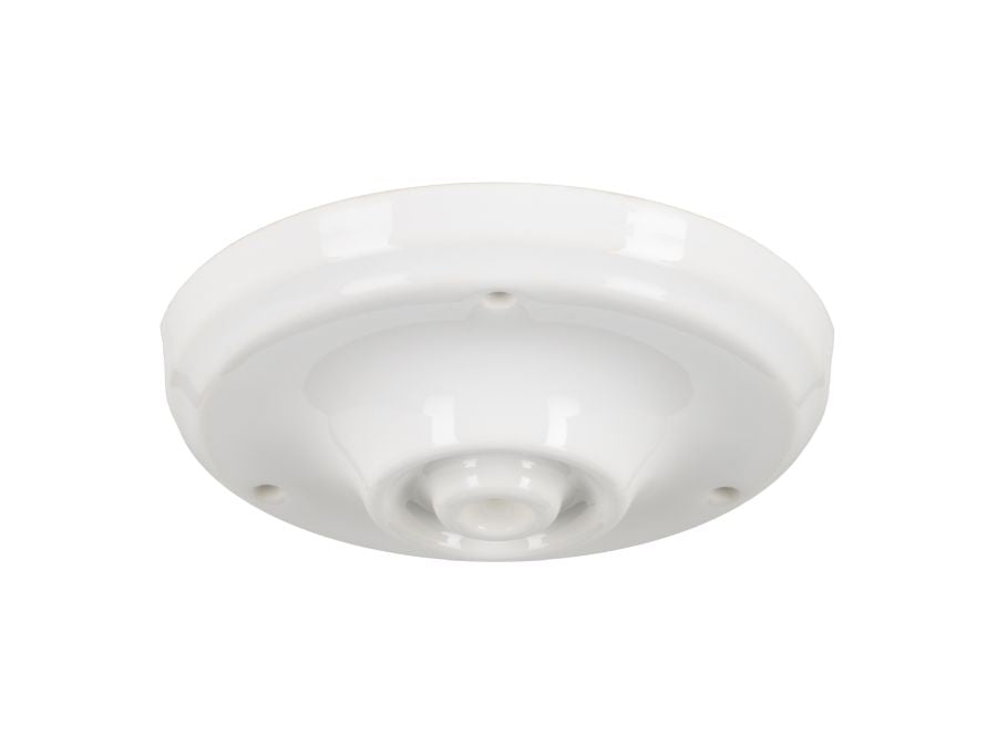 Loftsbaldakin - Porcelæn, Hvid