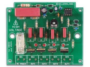 4 kanal løbelysshow (loddekit)