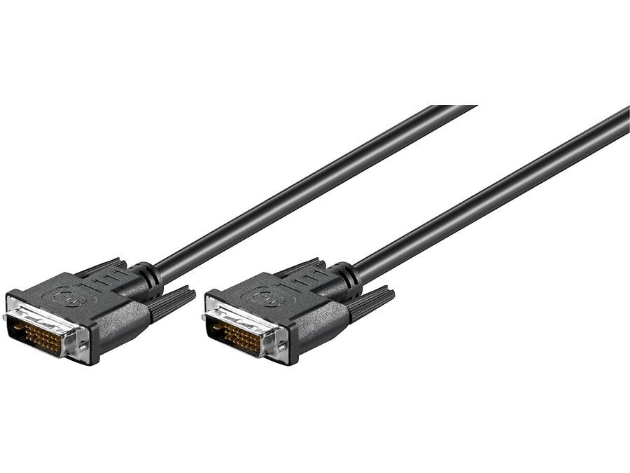 DVI-D kabel - Dual Link, 2 x DVI-D (24+1) han (2m)