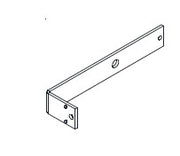 Beslag f skinneholder 2-60x10