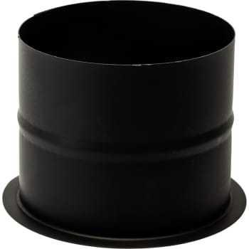 180 mm Metalbestos Sorte røgrør murbøsning, lige 100 mm