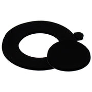 Sort neopren pakningsring til Ø75 Daxtor spot