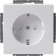 ABB SCHUKO STIKKONTAKT 1M 16A HVID SEMI