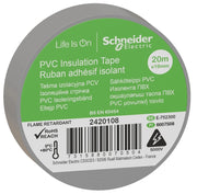 BLIST PVC INS TAPE 19MM X 20M GREY