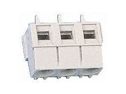 Print Skrueterminal - 3pol, 5mm benafstand, Grå