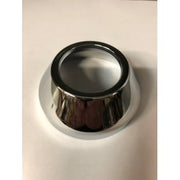 1.1/2" Forkromet roset høj