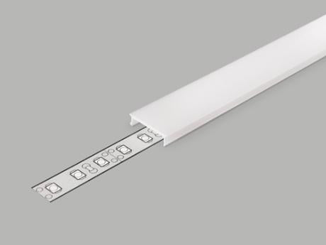 DIOFLEX afdækning C3 opal f/alu profil 2m