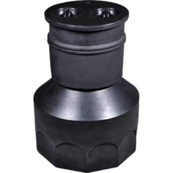 Wavin 315 x 858 mm PE-fordelerbrønd til gravitation med låg