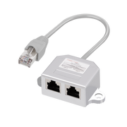 RJ45 Y-splitter - Port dobler 1:1 (15cm)