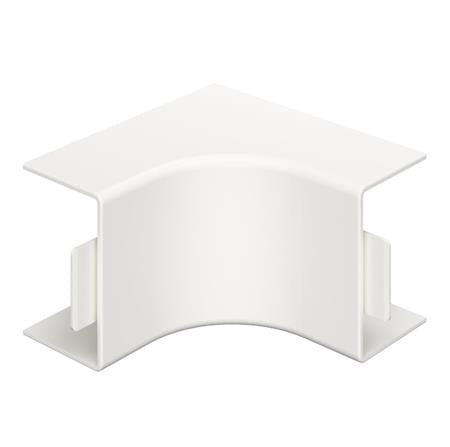 WDK HJØRNE INDV. 40X60 MM HVID RAL 9010