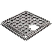 136 mm 4-kt. rist med ramme + udskæring