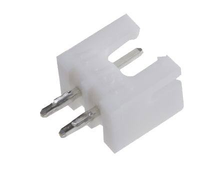 Ledning-til-print fatning - JST XH, 1x2pol han, 2,5mm