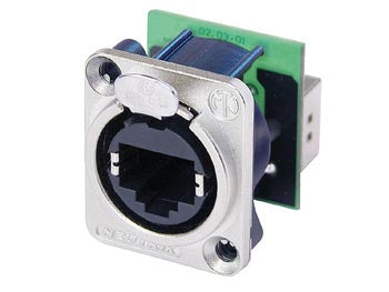 Neutrik - EtherCon® RJ45 fatning m. bagmont. RJ45 fatn.