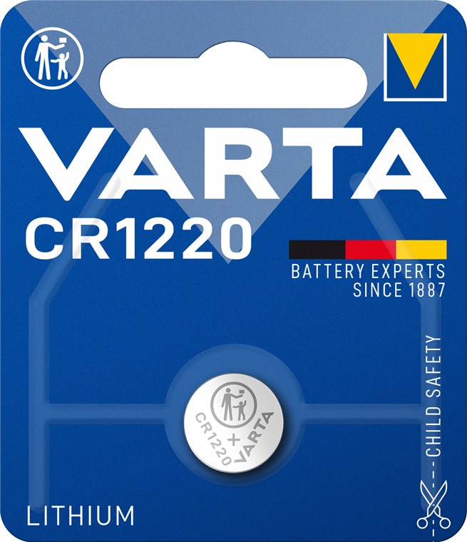 BATTERI CR1220 3,0V 35MAH