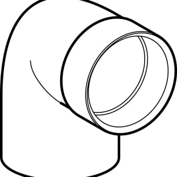 40 mm x 90° Tilslutningsvinkel sort PEH Geberit