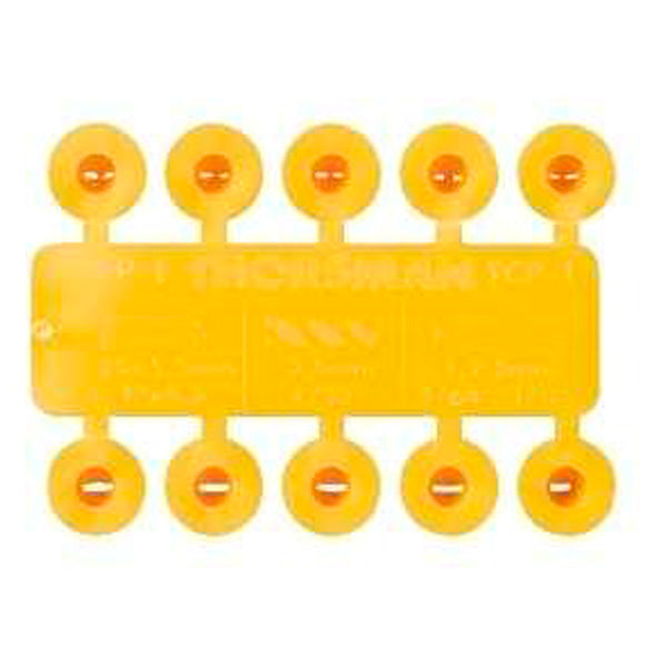 Thorsman sømplugs gul - 100 stk.