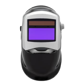 WLDPRO svejsehjelm fuldautomatisk, sort med sølvramme