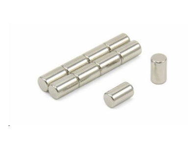 Magnet, neodynium - Cyl. N45 Ni Ø5x8mm (5 stk.)