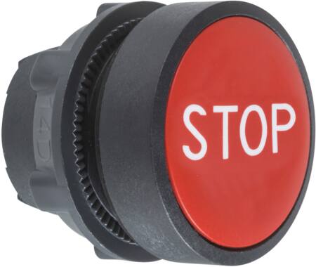TRYKKNAP PL.RØD M.STOP ZB5AA434