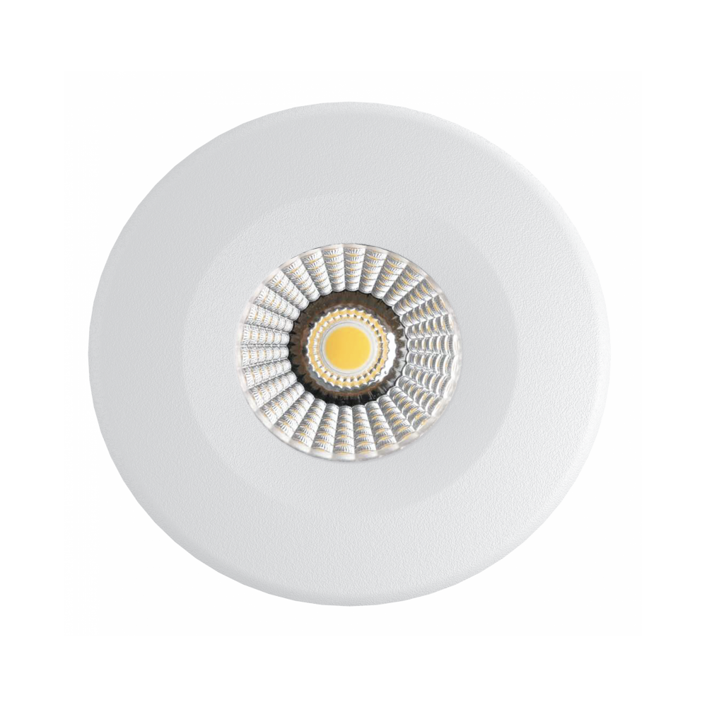 7W Lavprofil Indbygningsspot Ø9 cm, RA97, Dæmpbar, 230V - Perfekt til belysning med høj farvegengivelse