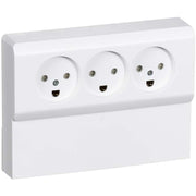 Opus 66 panelunderlag tripel 2 tænding hvid