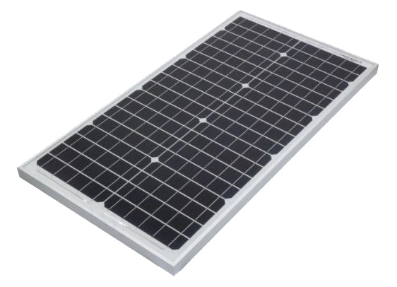Monokrystallinsk solpanel - 18,6V / 30W