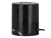 Bordlampe - 240V / 60W E27, Marmor, Sort (1,8m)