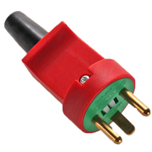 Stikprop rød/grøn m. jord slagfast 250V