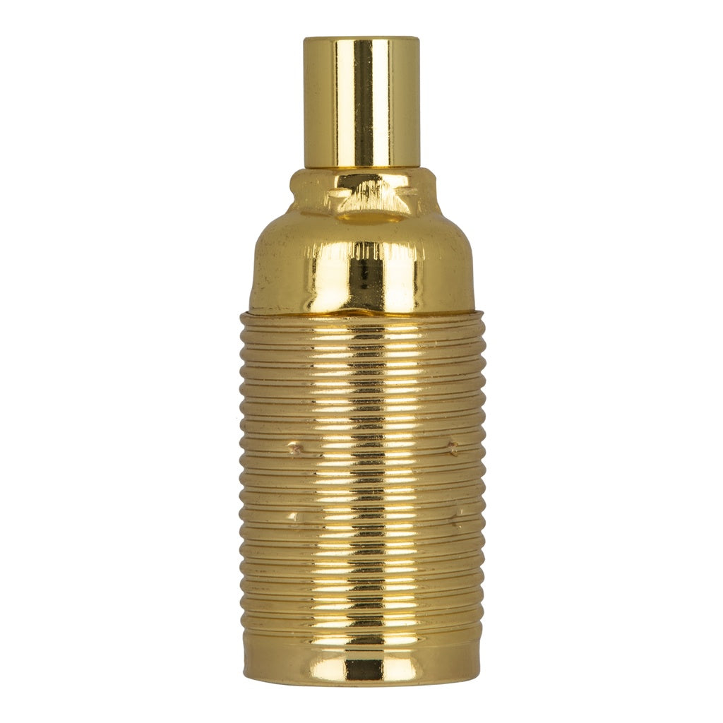 E14 pærefatning - Guld, m. gevind