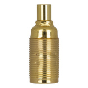 E14 pærefatning - Guld, m. gevind