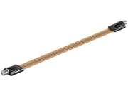 Antennefladkabel - 2 x F hun, til vindue (0,5m)