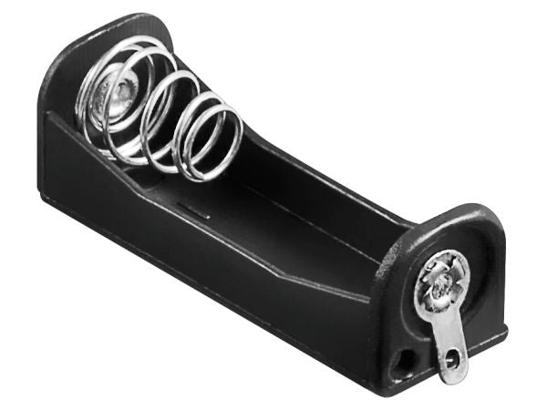 Batteriholder til 1xN bat. (m. loddeflige)