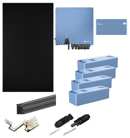 8,40KWP SOLPAKKE TEGL SOLPLANET 10KWH