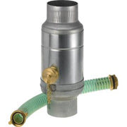 VMZINC regnvandssamler med kobling og slange, 76 mm