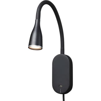 Væglampe Eye Usb Led Sort