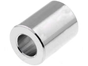 M5 afstandsstykke u. gevind - L3mm, Forniklet messing