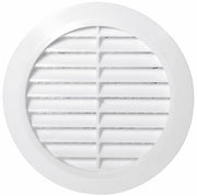 VENTILGITTER RUND 100MM HVID