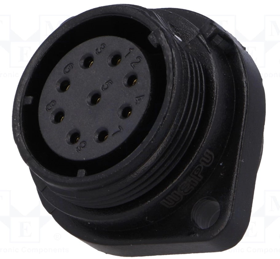 SP21 fatning - 9pol hun, 0,75mm², 5A, kabinet (IP68)